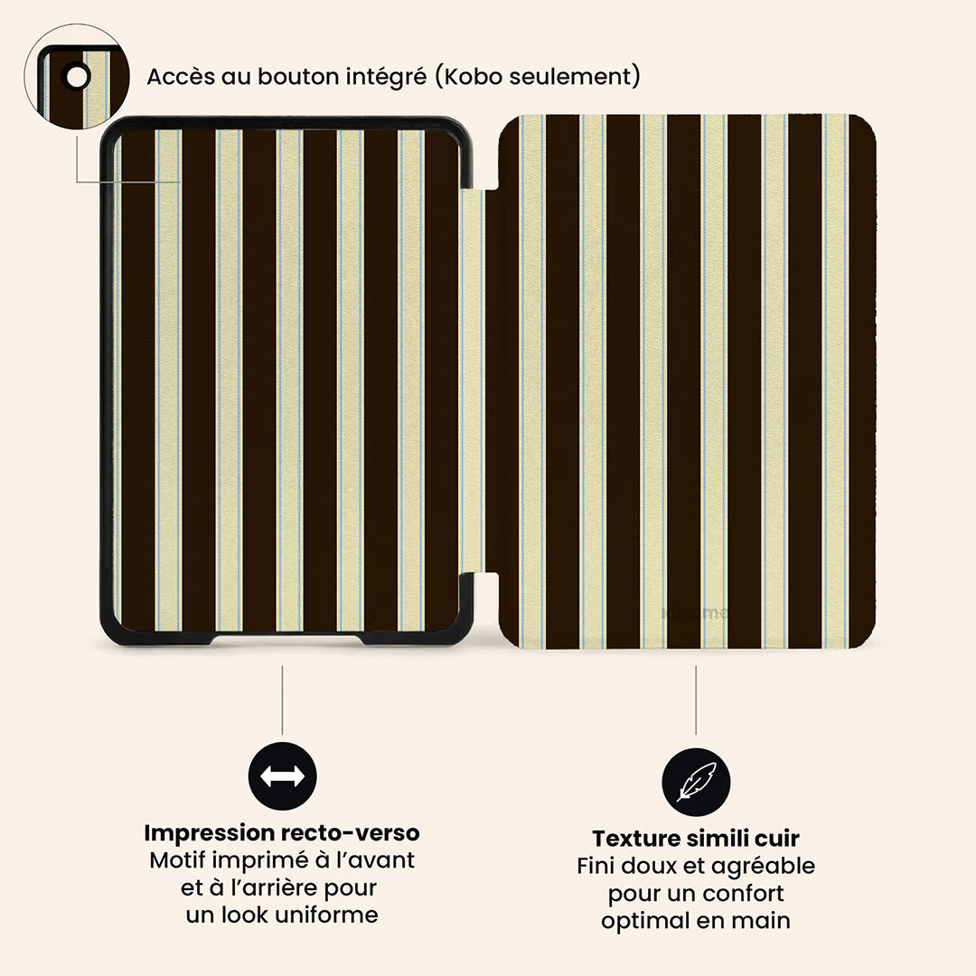 La Linea Mocha E-Reader Case by Marina Bastarache Thumbnail fr EReader 05