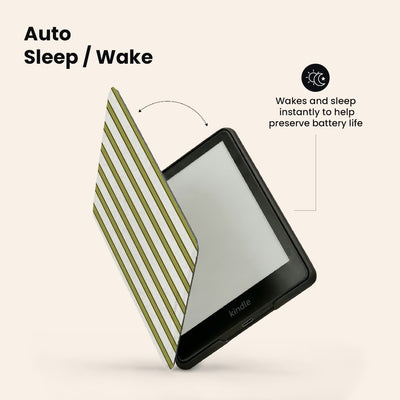 La Linea Olive E-Reader Case by Marina Bastarache Thumbnail en EReader 03