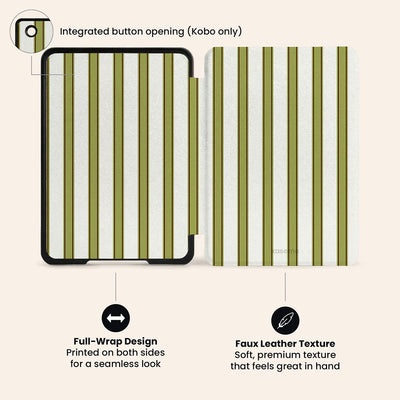 La Linea Olive E-Reader Case by Marina Bastarache Thumbnail en EReader 05
