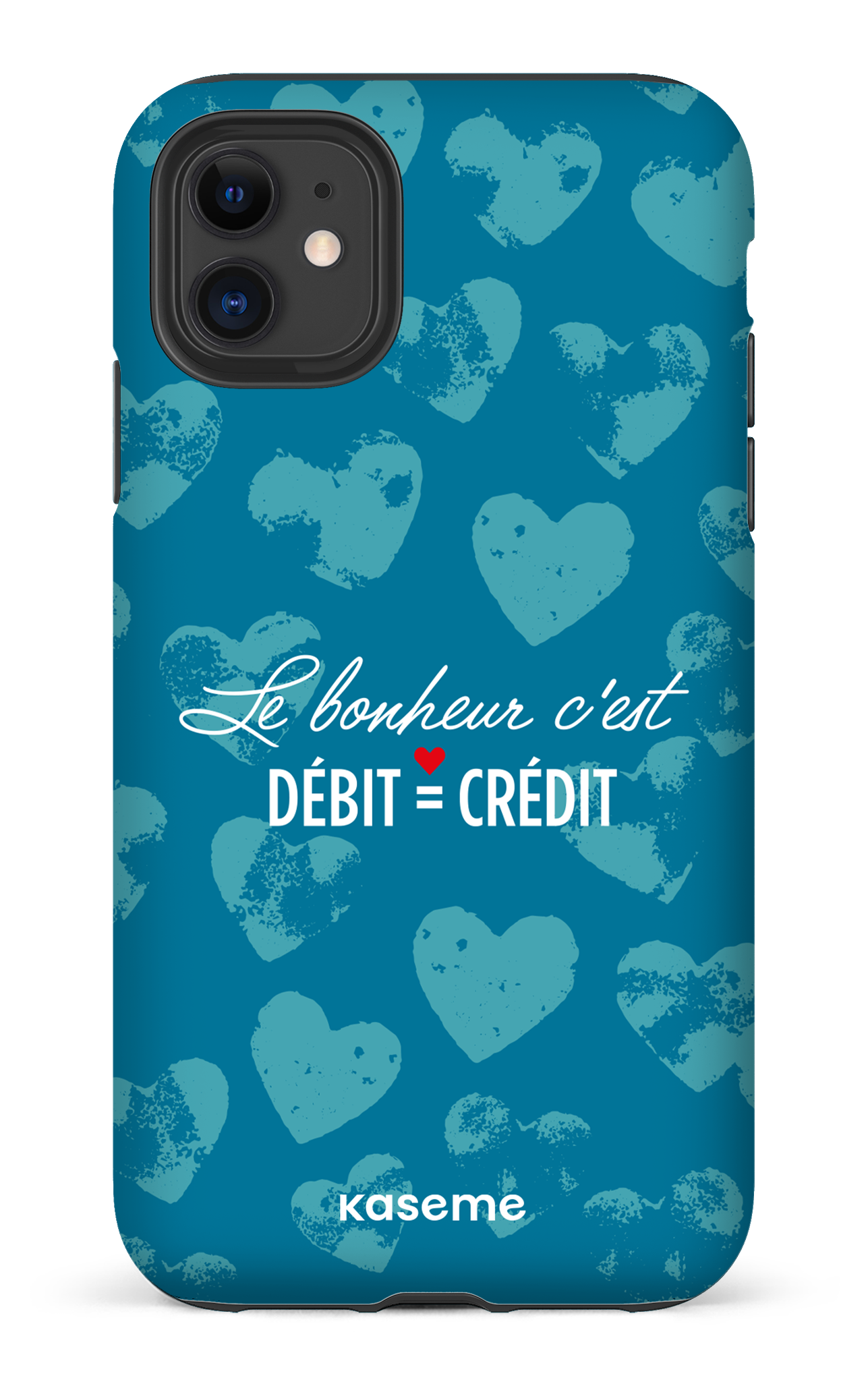 Le bonheur c'est débit = crédit - iPhone 11 Tough Matte