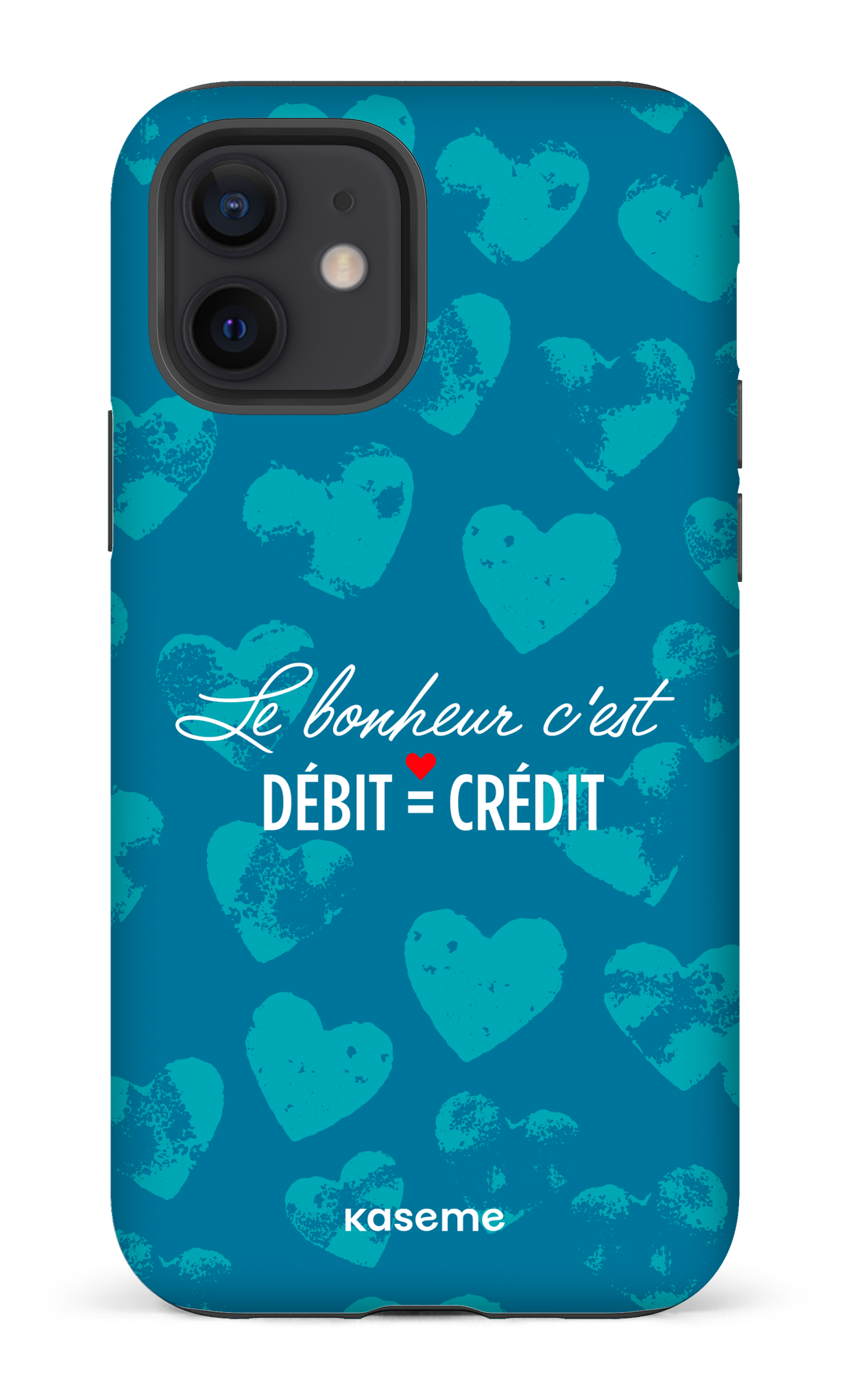 Le bonheur c'est débit = crédit - iPhone 12 Tough Matte