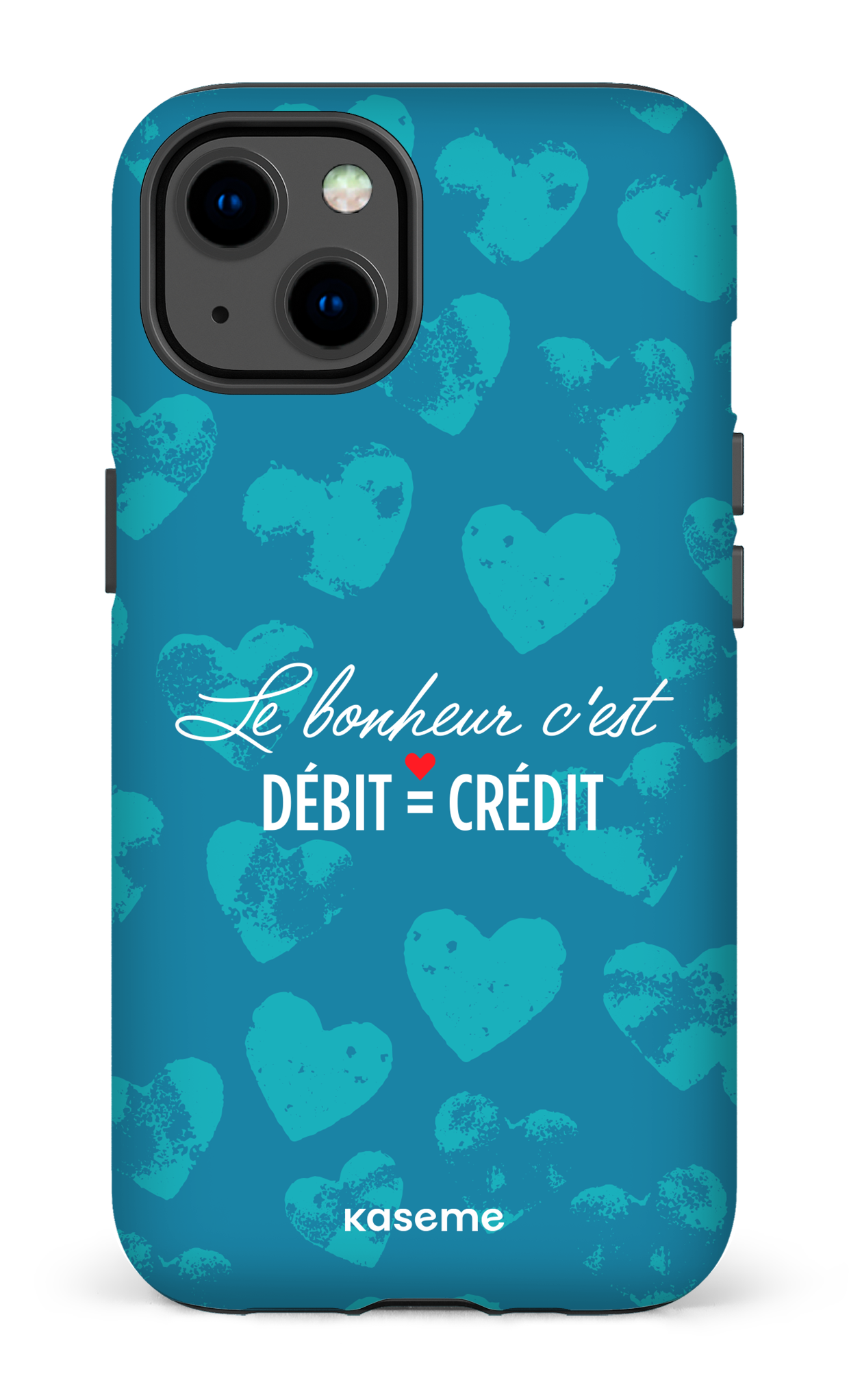 Le bonheur c'est débit = crédit - iPhone 13 Tough Matte