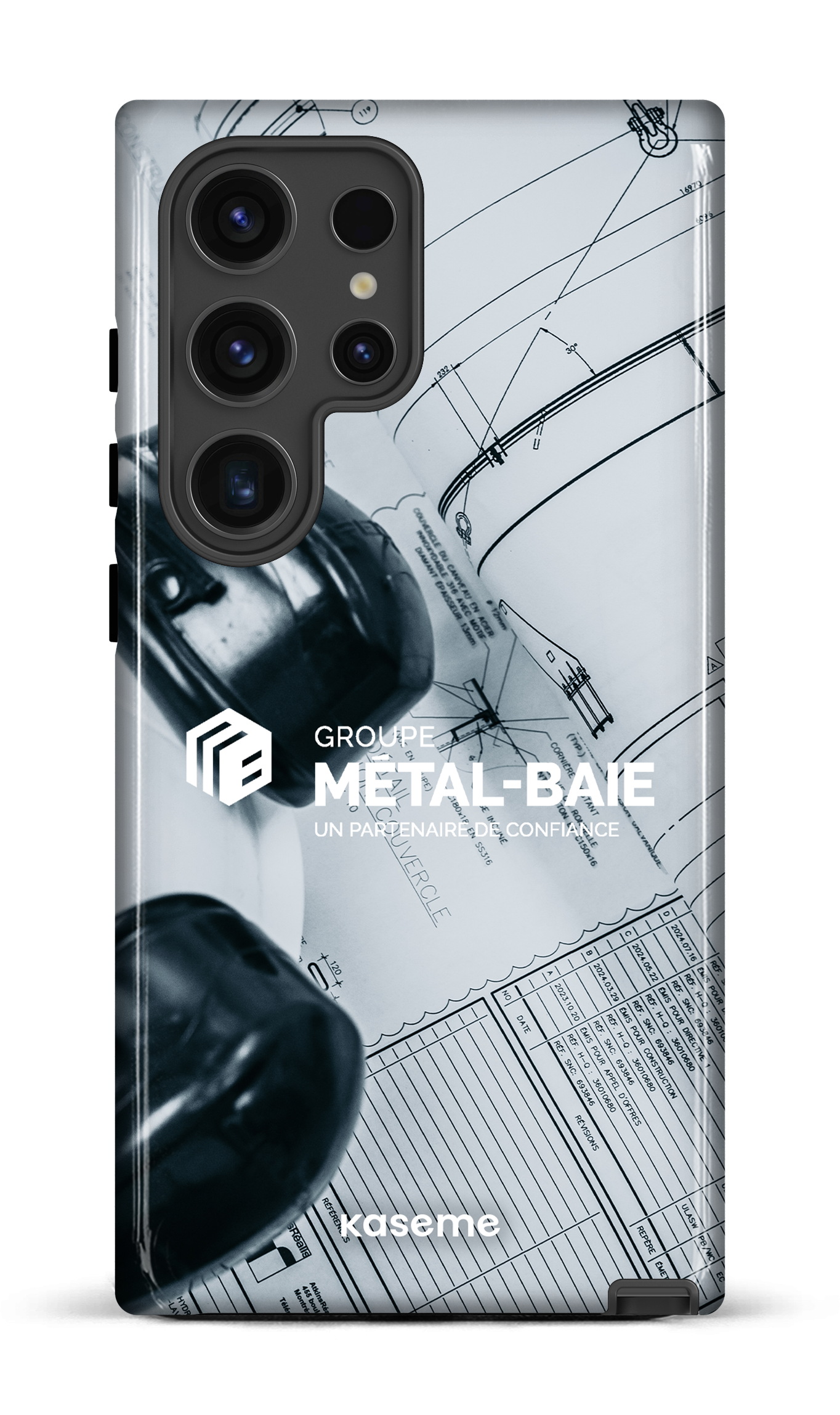 Le plan par Métal-Baie - Galaxy S24 Ultra Tough (Gloss)