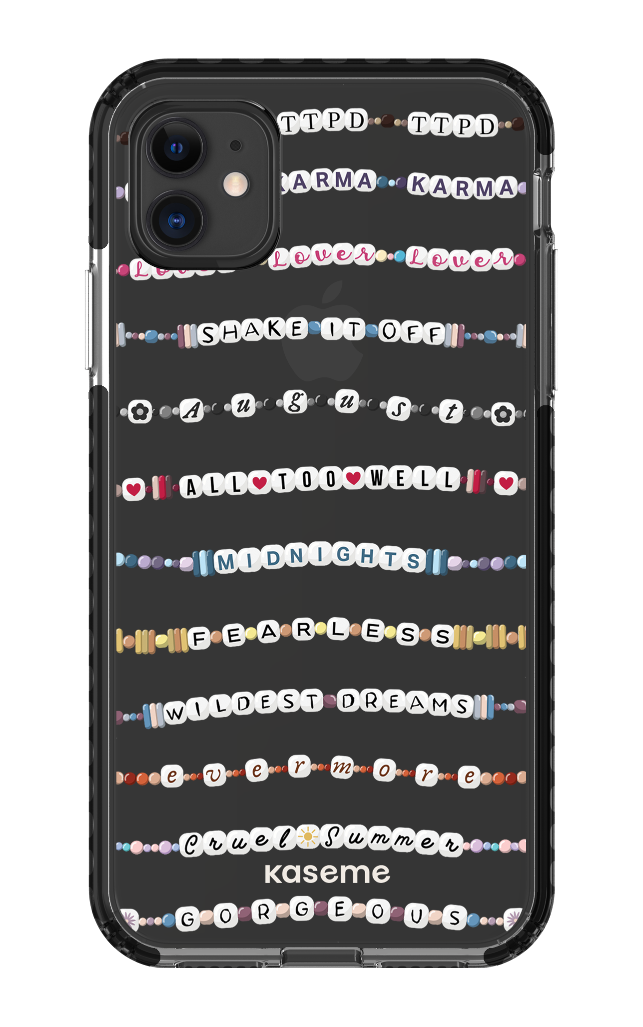 Love Story Clear Case - iPhone 11 Clear Case - Black