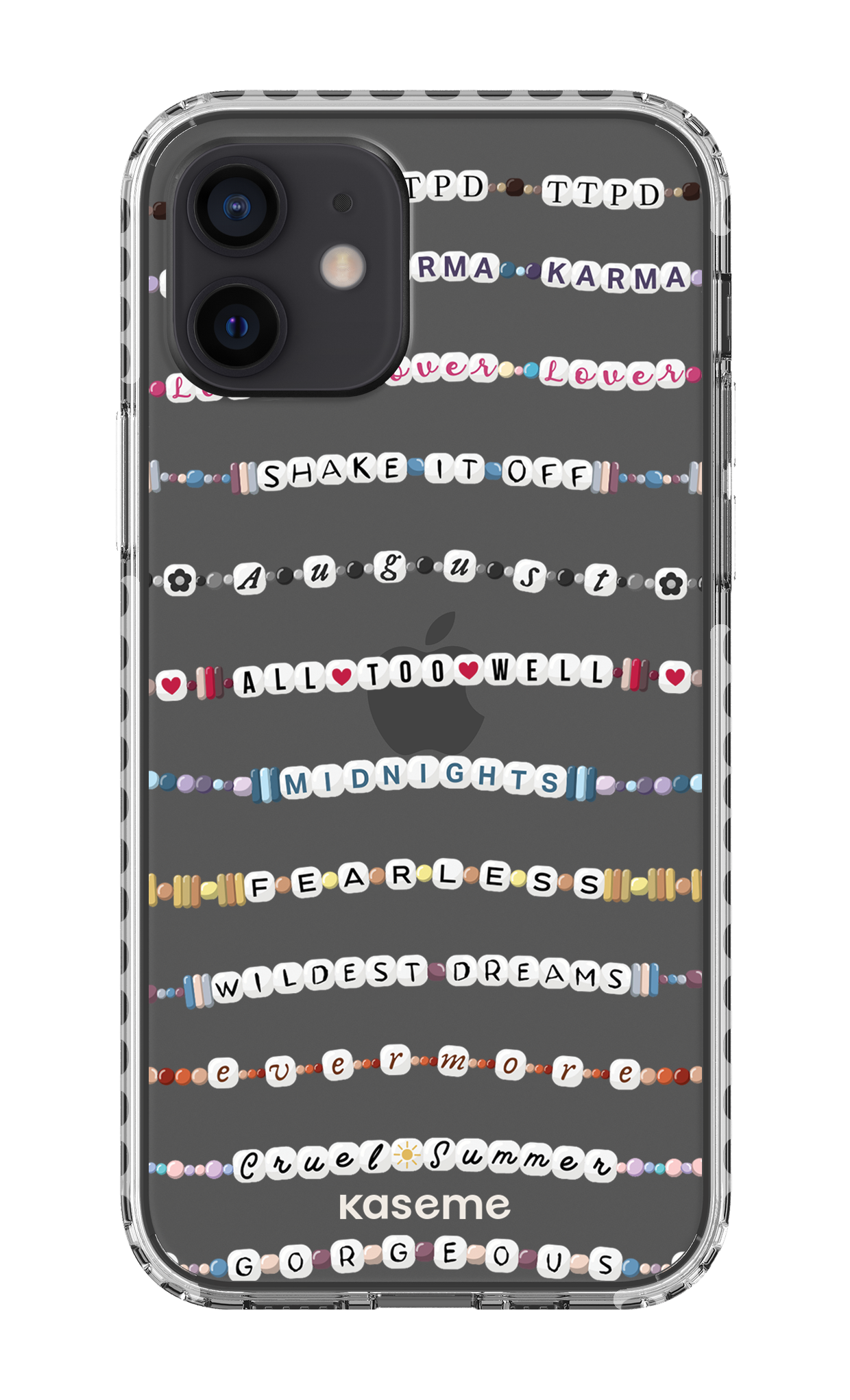 Love Story Clear Case - iPhone 12 Clear Case - White