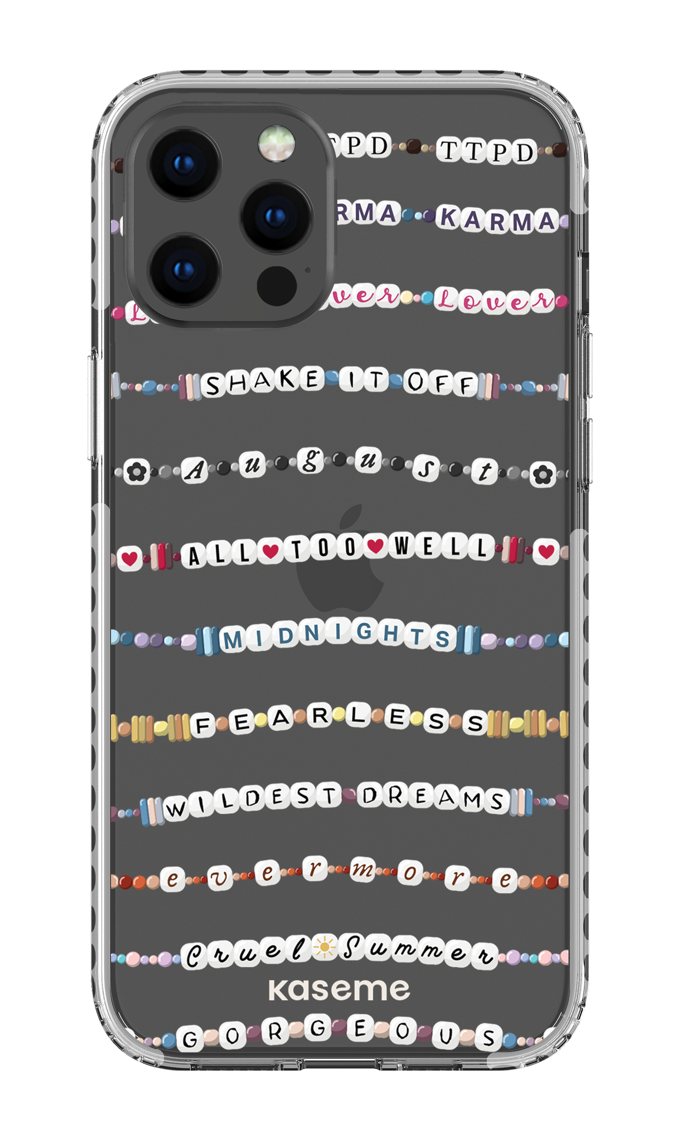 Love Story Clear Case - iPhone 12 Pro Max Clear Case - White