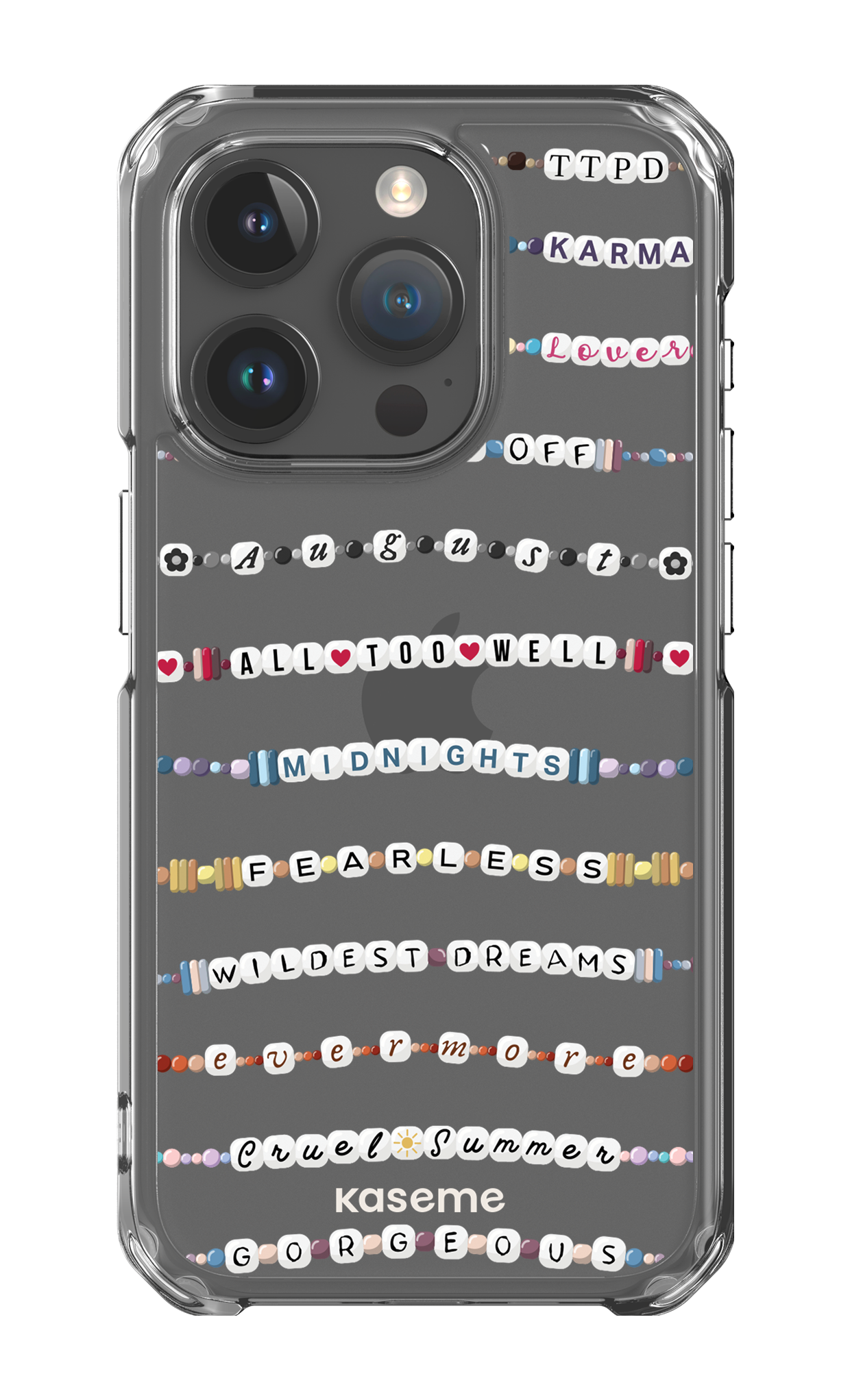 Love Story Clear Case - iPhone 15 Pro Clear Case