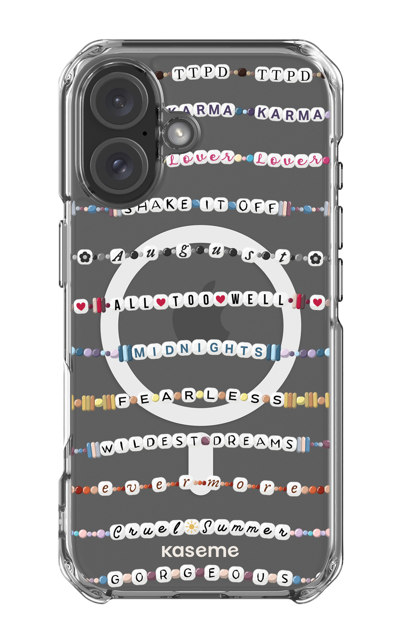 Love Story Clear Case - iPhone 16 Clear Case Magsafe