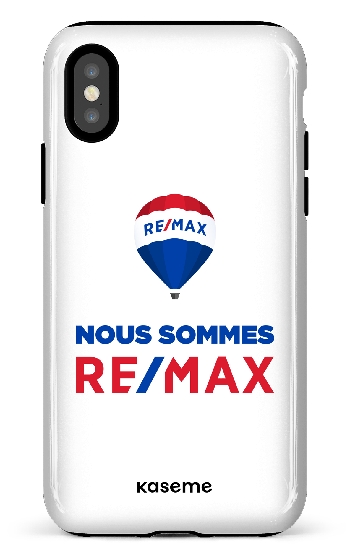 iPhone X/XS Tough Nous sommes RE/MAX  Blanc -