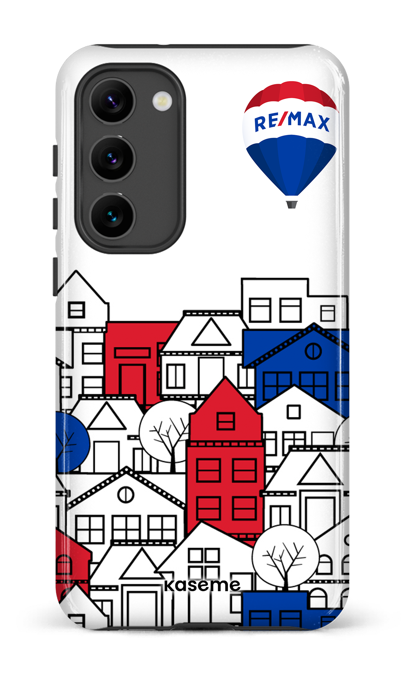 Galaxy S23 Plus Tough Gloss Bâtiments RE/MAX Blanc -