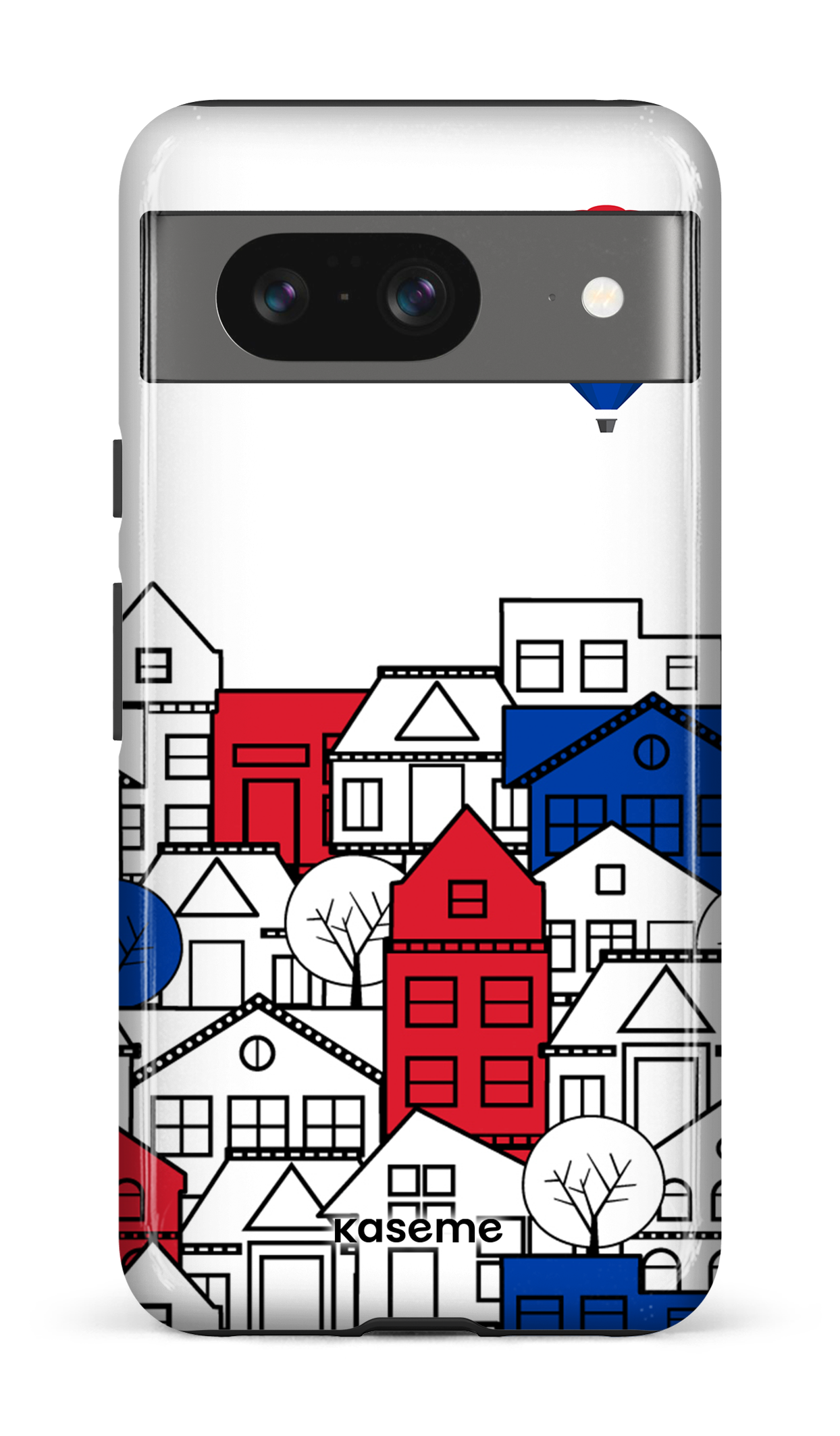 Google Pixel 8 Tough Gloss Bâtiments RE/MAX Blanc -