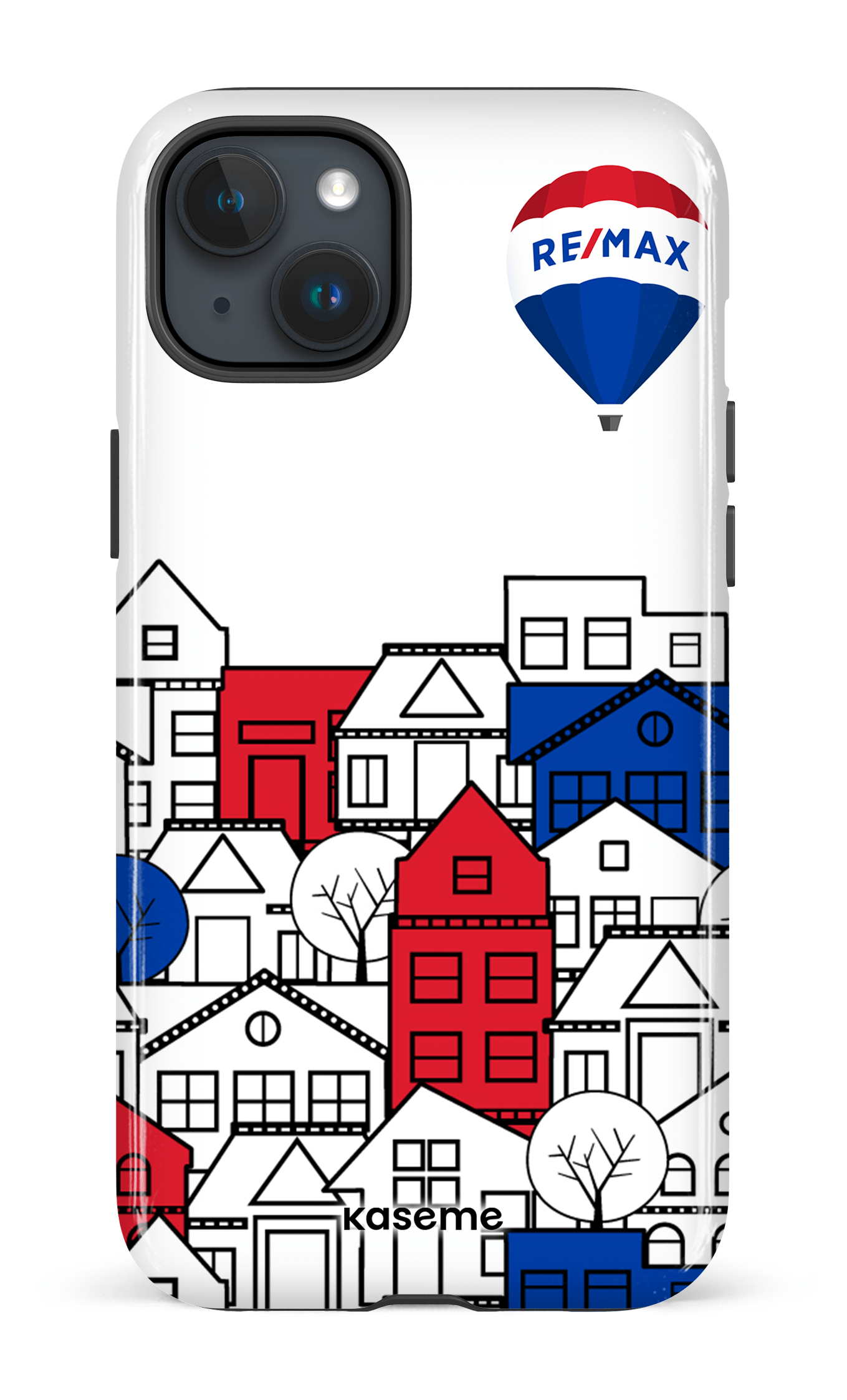 iPhone 15 Plus Tough Bâtiments RE/MAX Blanc -