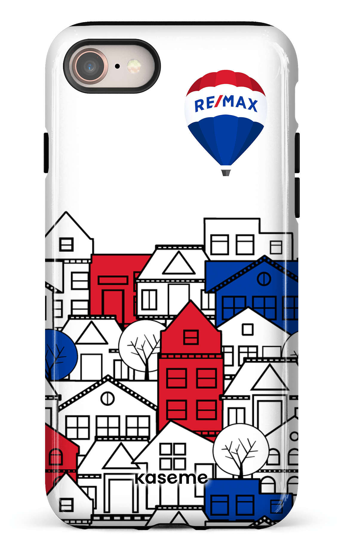 iPhone SE Tough Bâtiments RE/MAX Blanc -