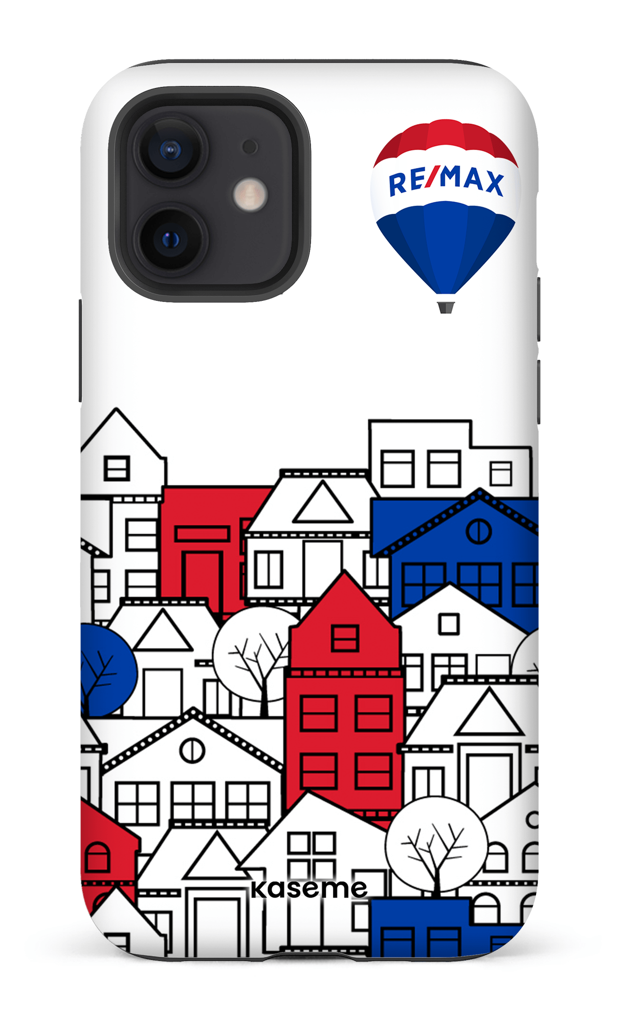 iPhone 12 Tough Matte Bâtiments RE/MAX Blanc -