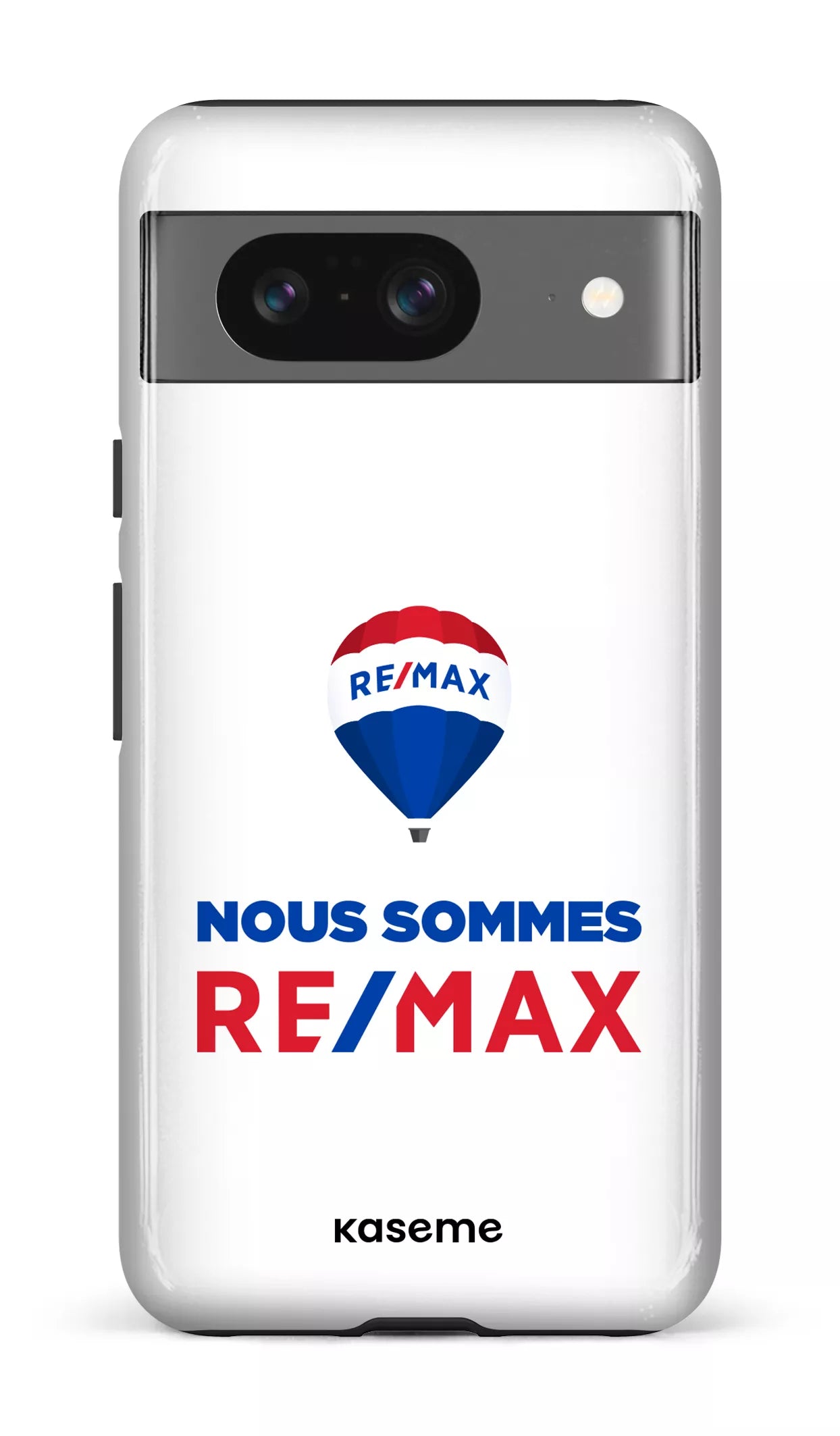 Google Pixel 8 Tough Gloss Nous sommes RE/MAX  Blanc -