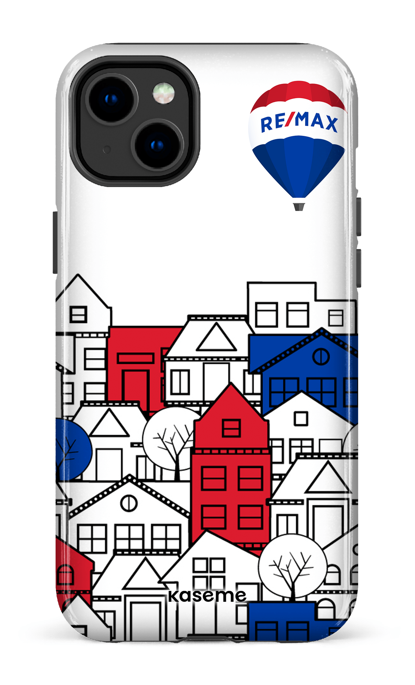 iPhone 14 Plus Tough Gloss Bâtiments RE/MAX Blanc -