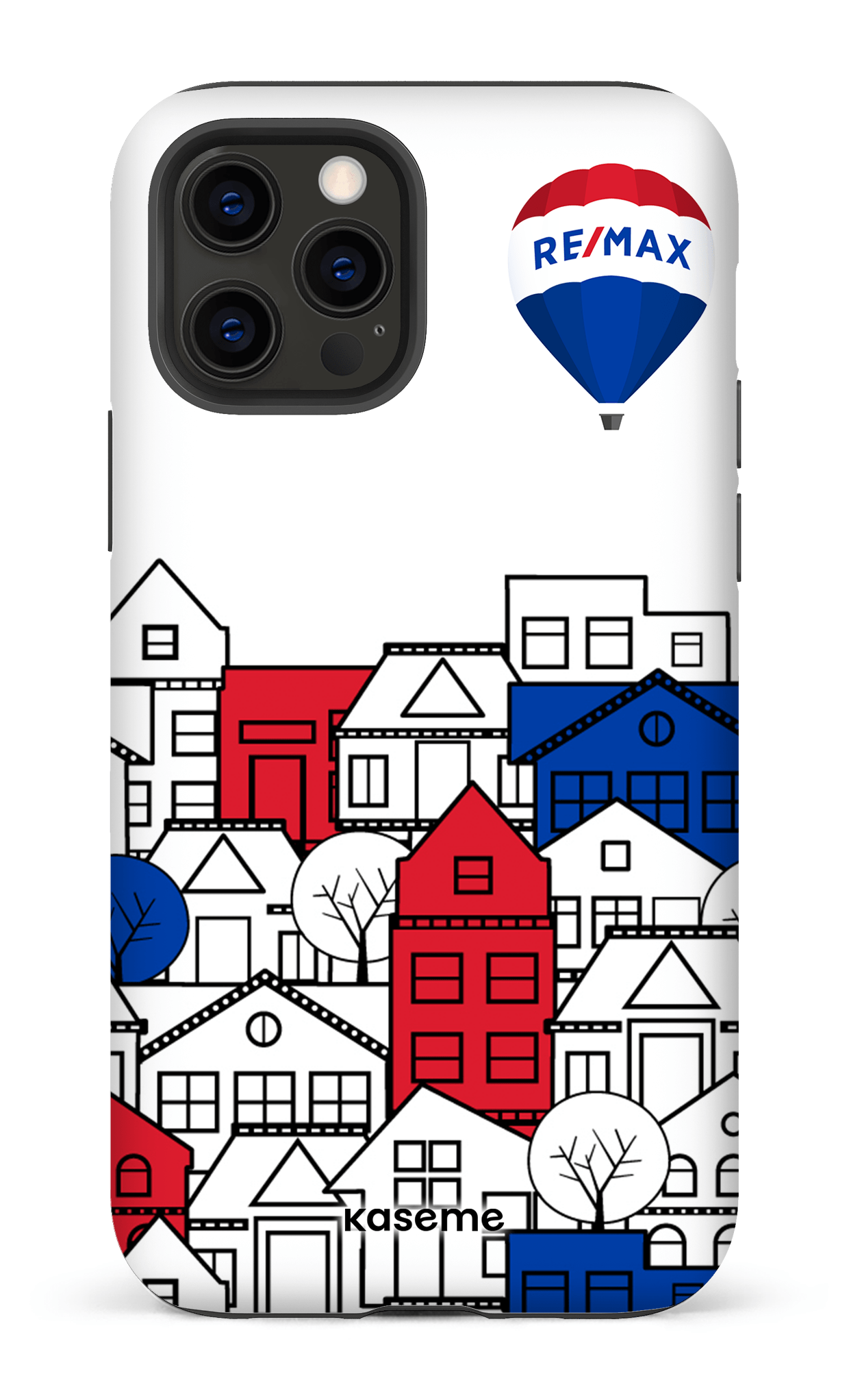 iPhone 12 Pro Tough Matte Bâtiments RE/MAX Blanc -