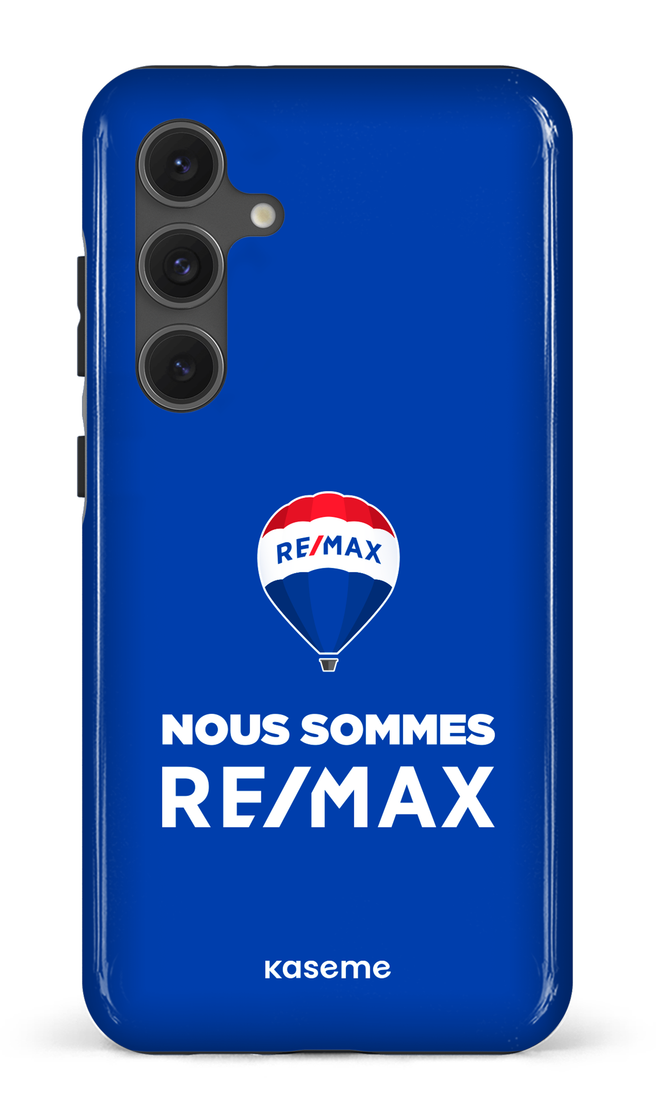 iPhone 15 Tough (Gloss) Nous sommes RE/MAX Bleu -