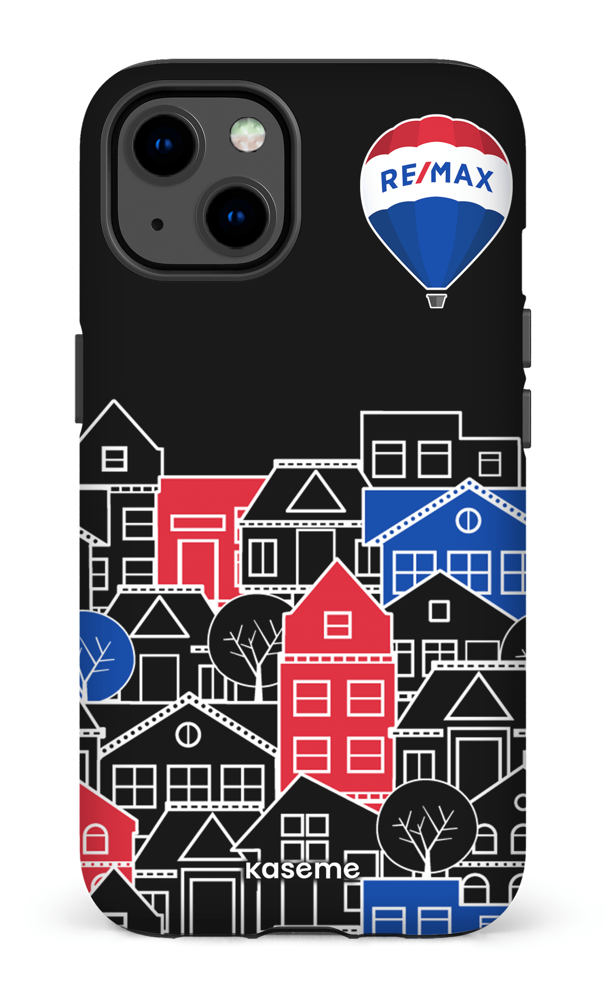 iPhone 13 Tough Matte Bâtiments RE/MAX Noir -