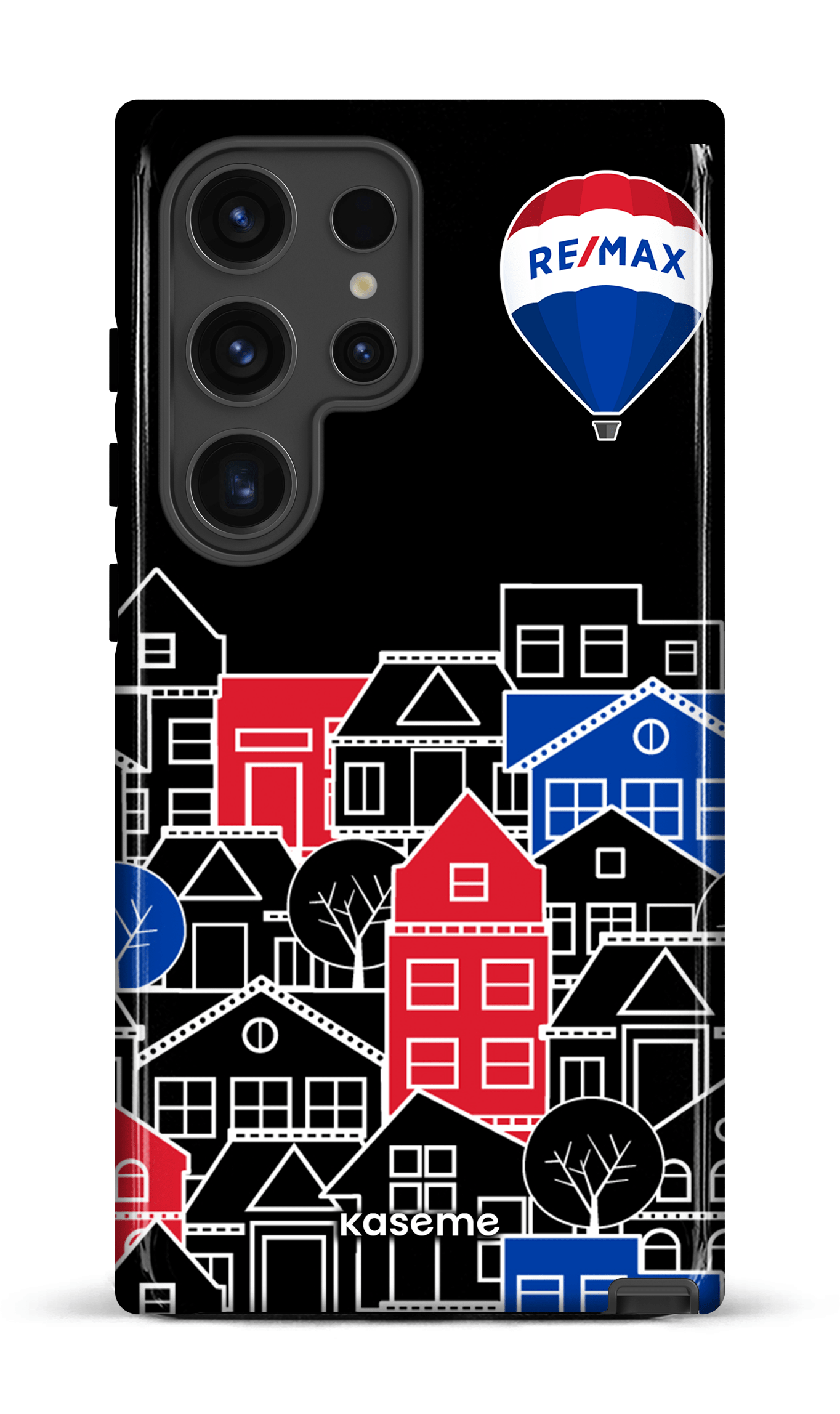 Galaxy S24 Ultra Tough (Gloss) Bâtiments RE/MAX Noir -
