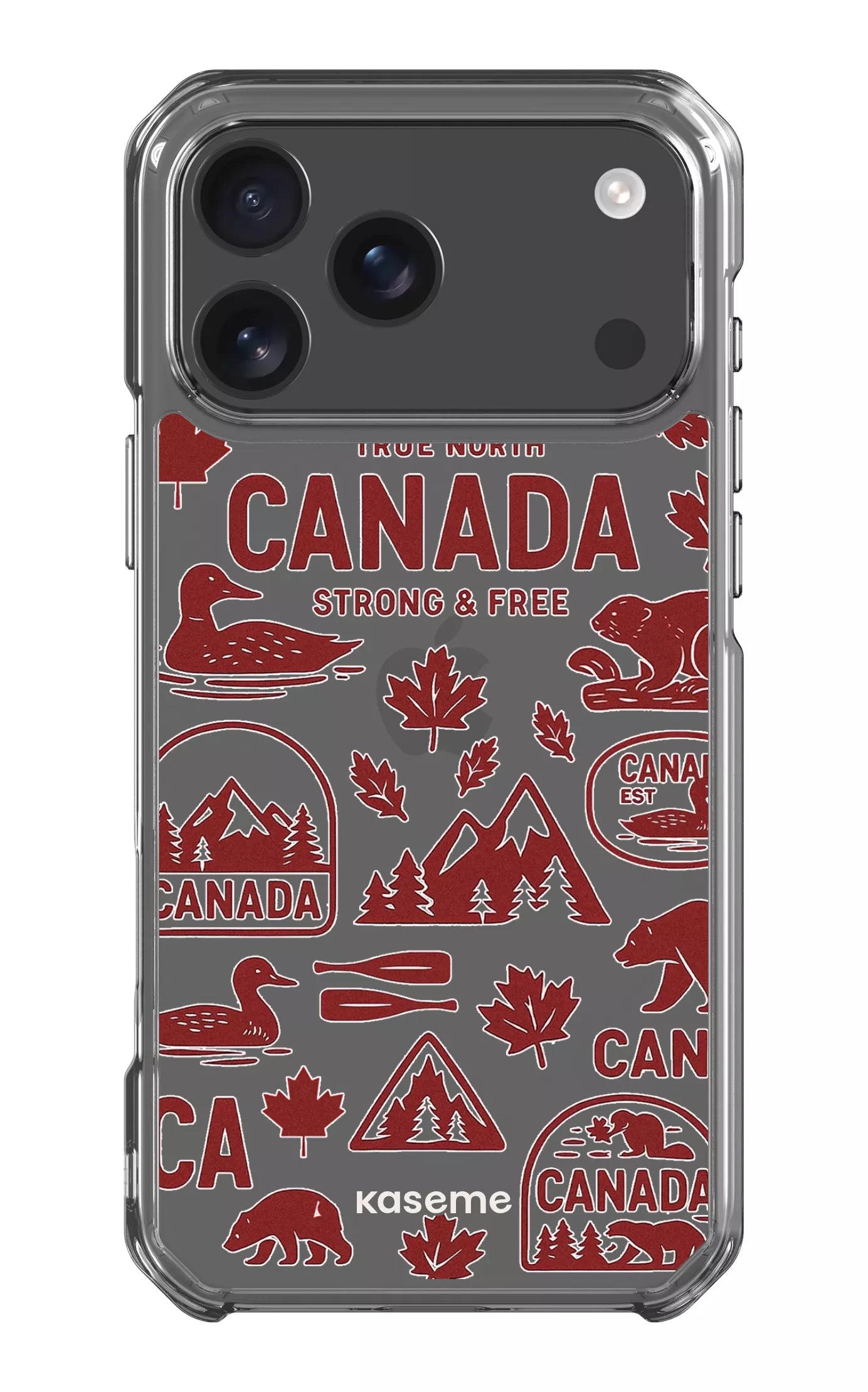  Oh Canada Clear Case -