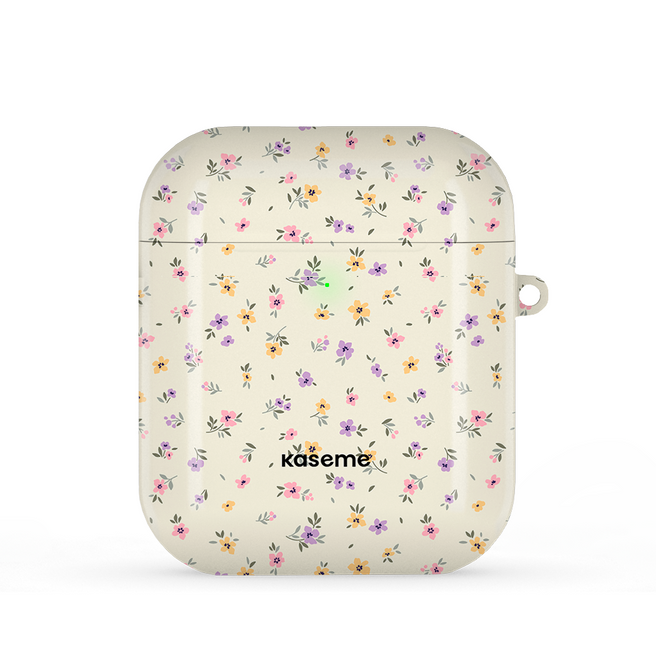 Porcelain Blossom Airpods case