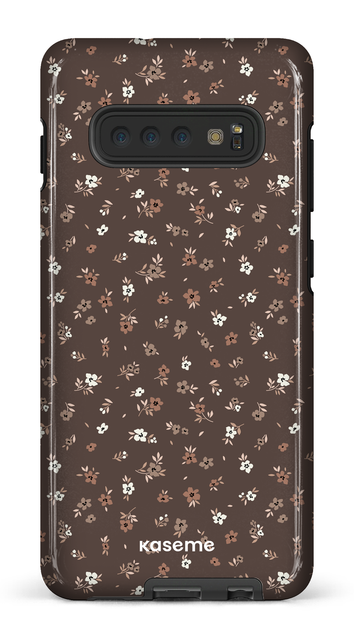 Porcelain blossom Mocha - Galaxy S10 Plus Tough