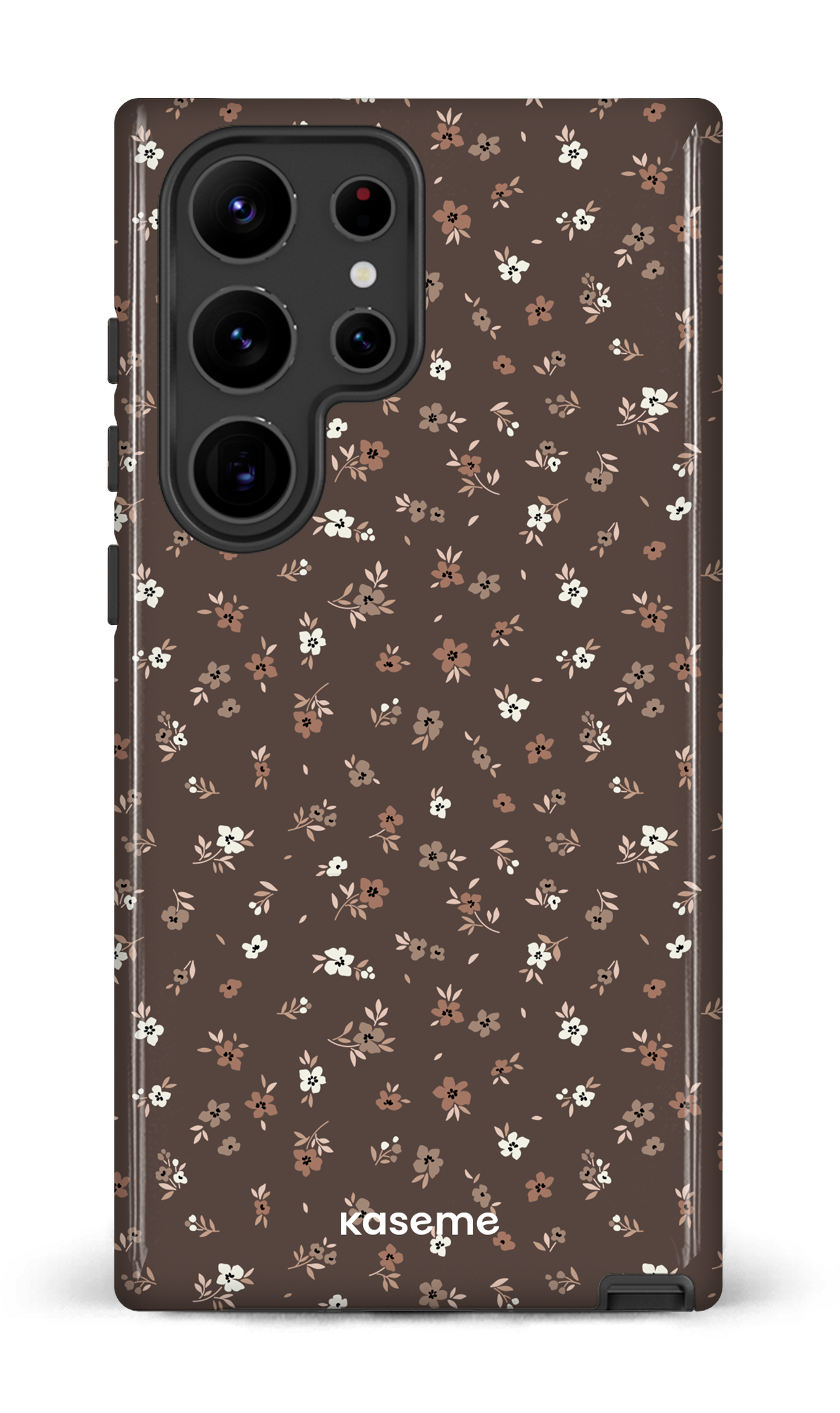 Porcelain blossom Mocha - Galaxy S23 Ultra Tough Gloss
