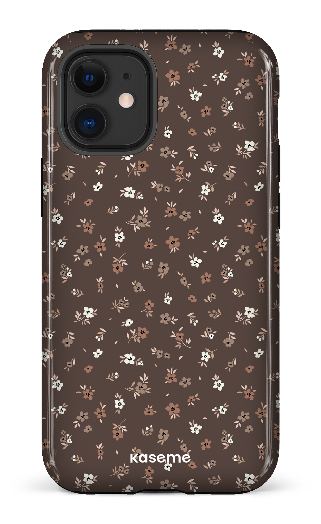 Porcelain blossom Mocha - iPhone 12 Mini Tough