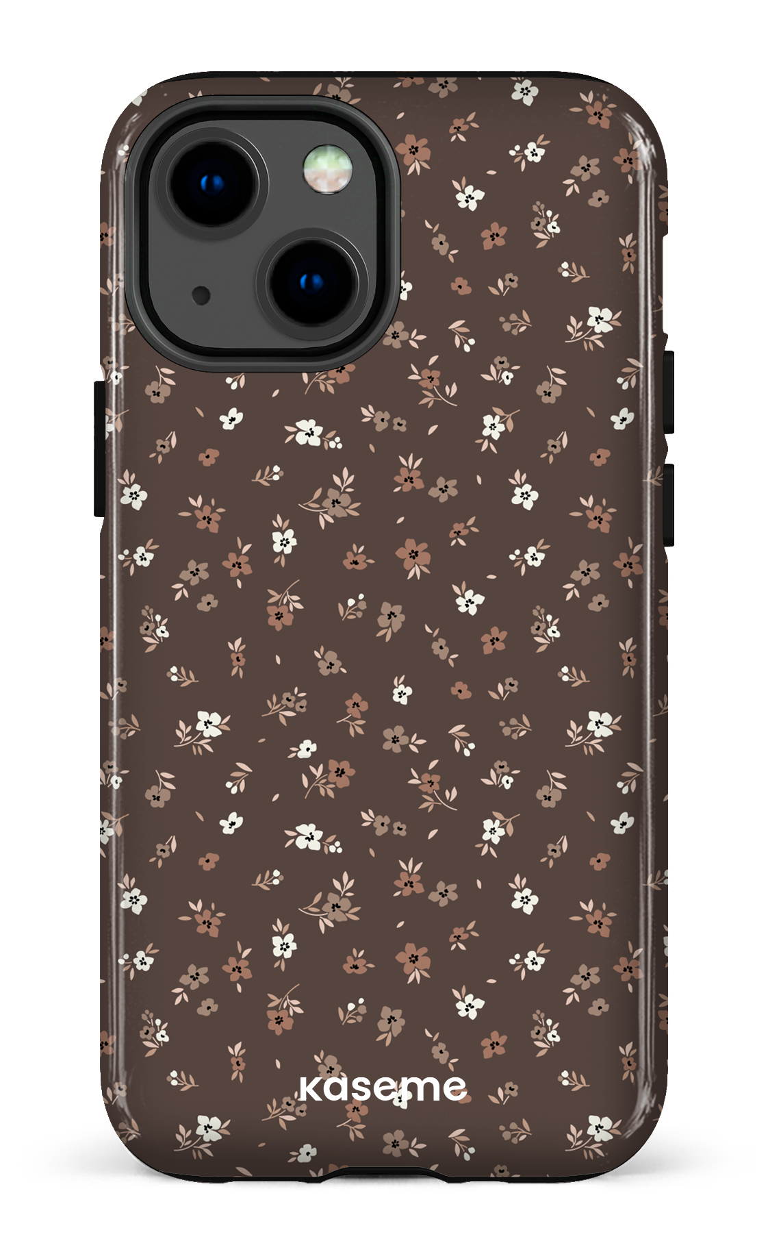 Porcelain blossom Mocha - iPhone 13 Mini Tough