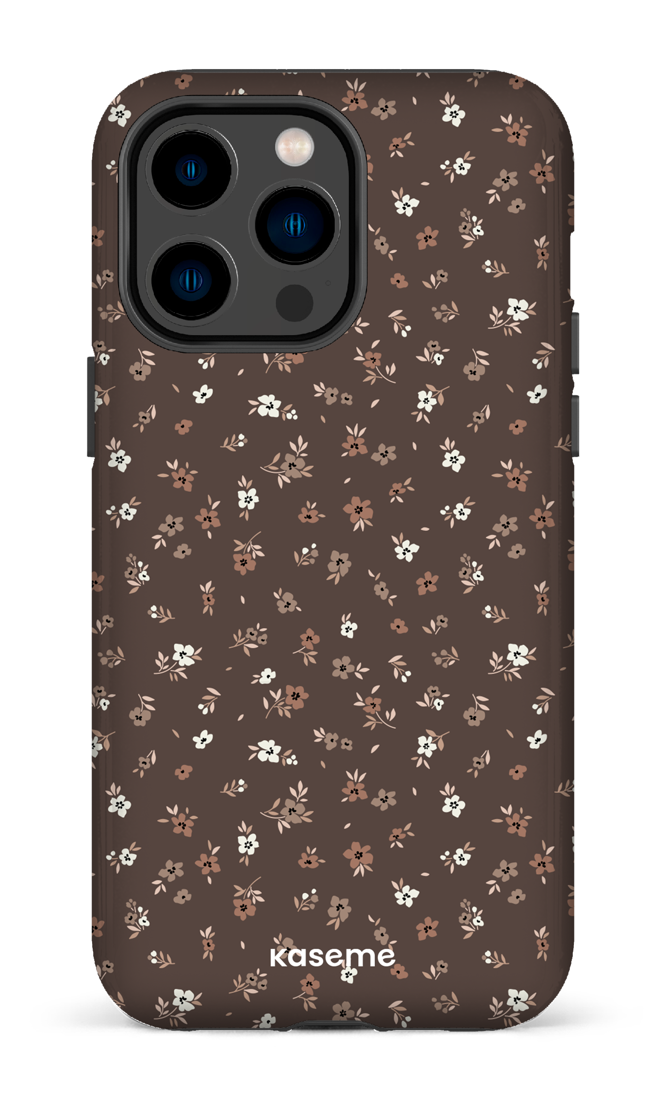 Porcelain blossom Mocha - iPhone 14 Pro Max Tough