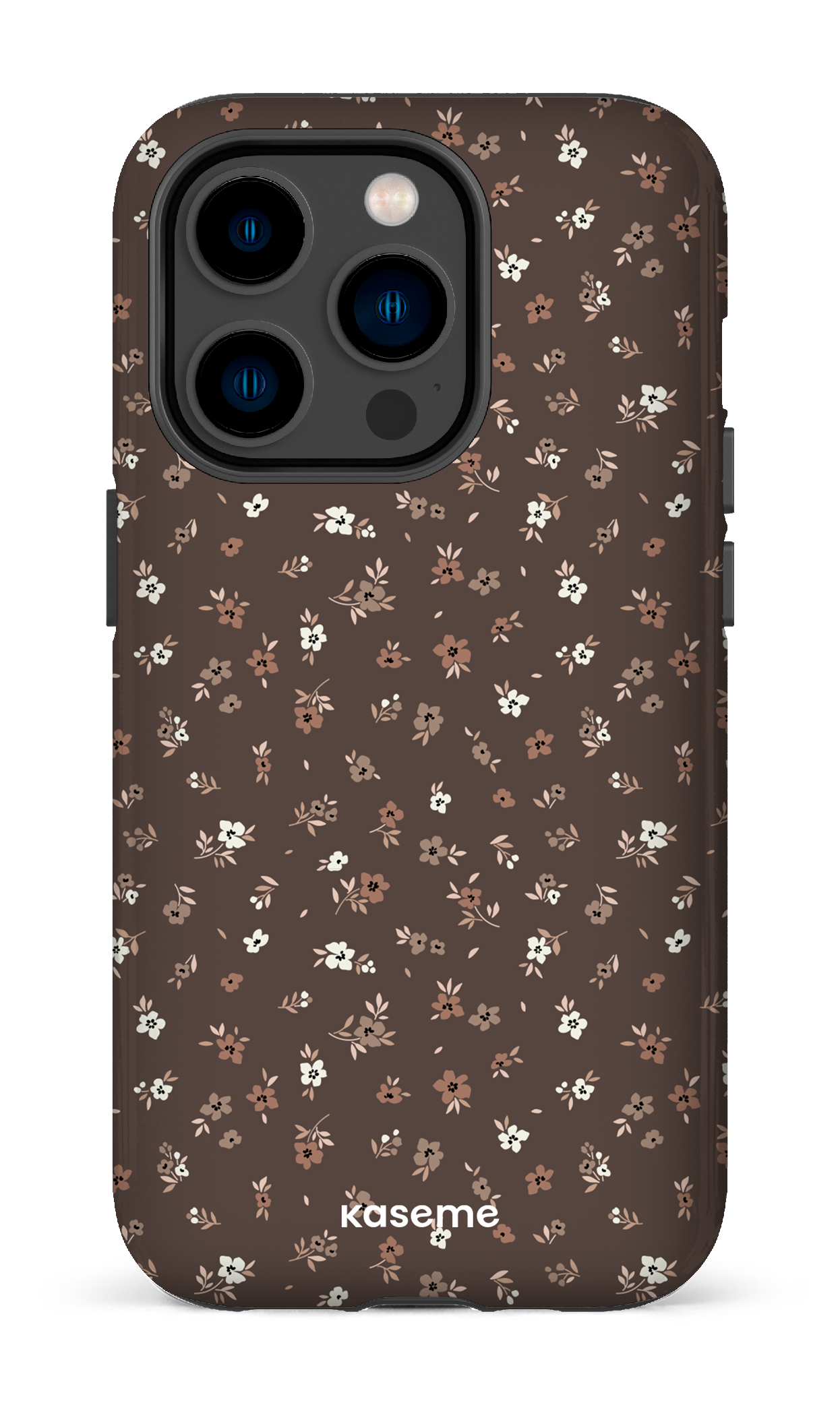 Porcelain blossom Mocha - iPhone 14 Pro Tough