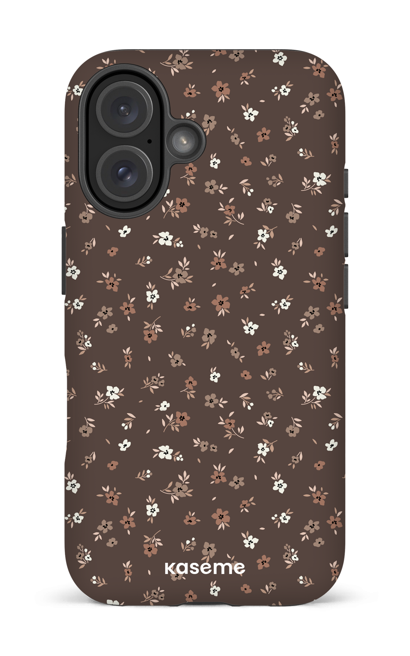 Porcelain blossom Mocha - iPhone 16 Impact (Matte)
