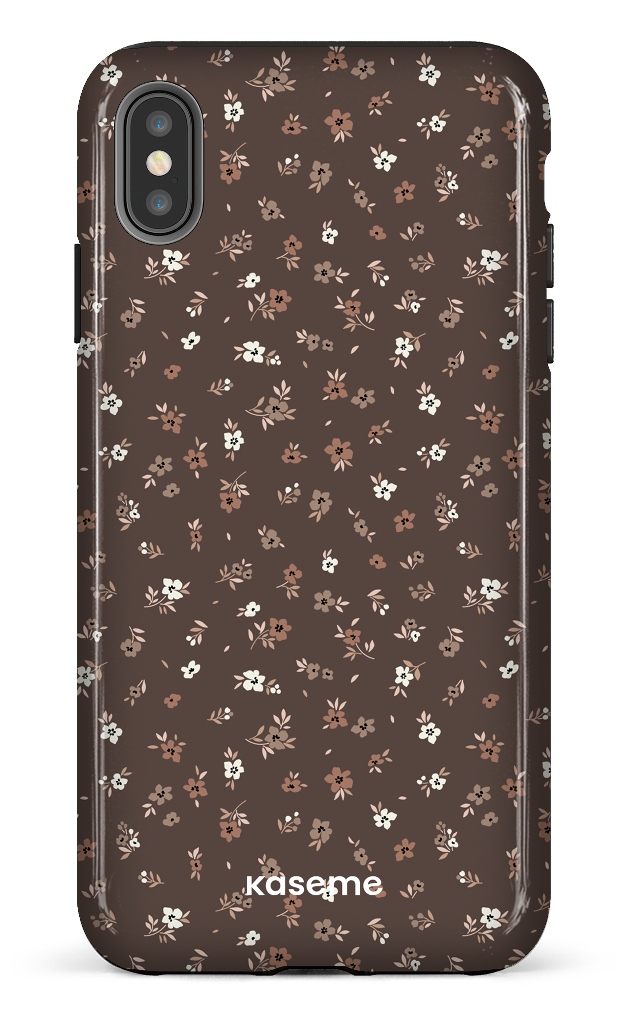 Porcelain blossom Mocha - iPhone XS Max tough