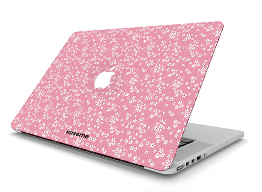Posy Pink MacBook skin