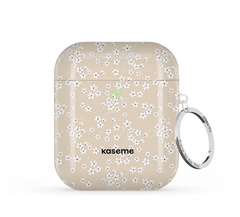 Posy Beige AirPods Case