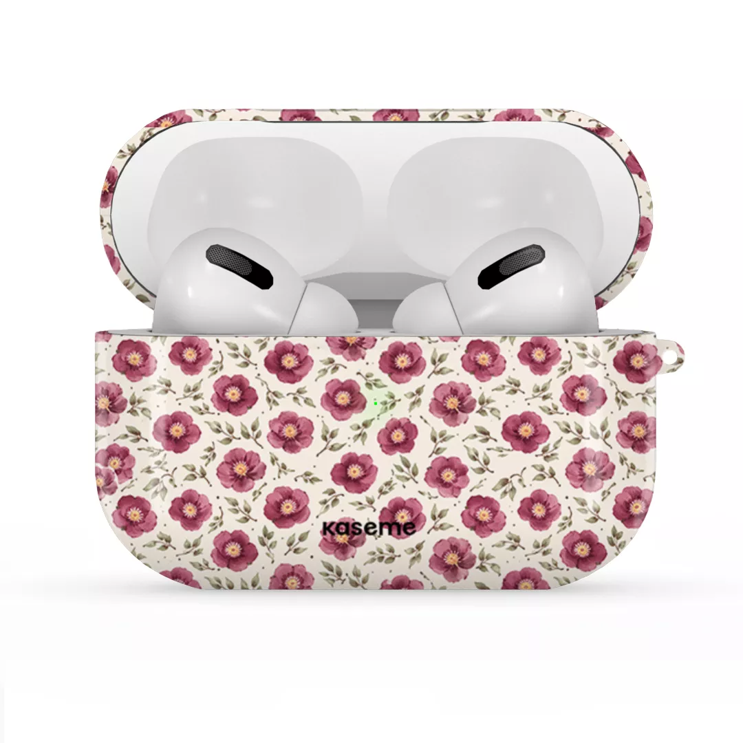 AirPod Pro /Pro 2 - Gloss Ruby Bloom AirPods Case -