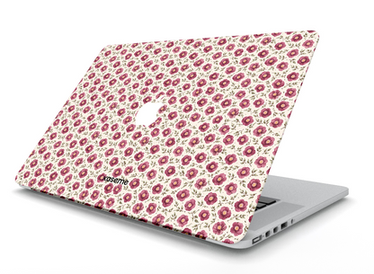 Ruby Bloom MacBook Skin