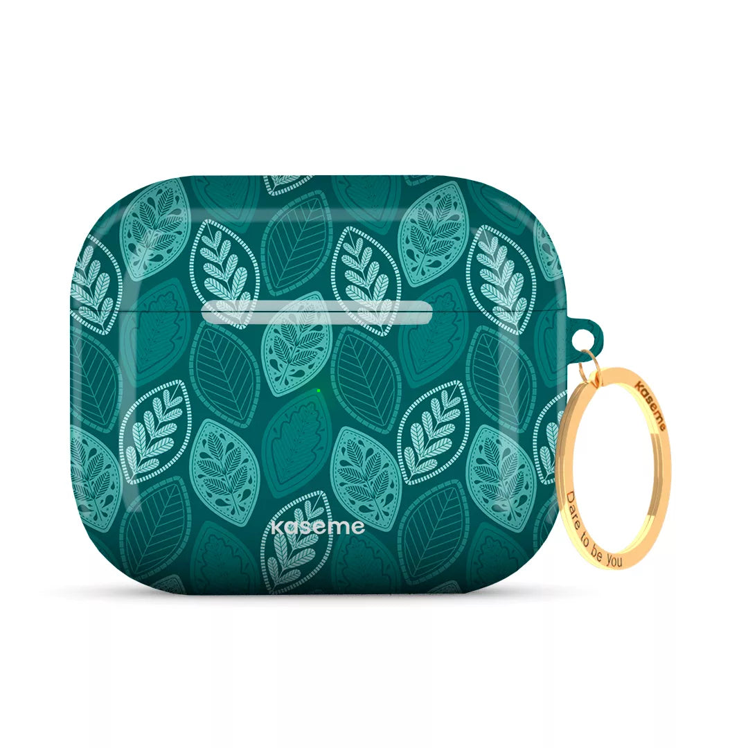 SKU Interne seulement AP-3RD-G | R-GLD Antique Blue AirPods Case -