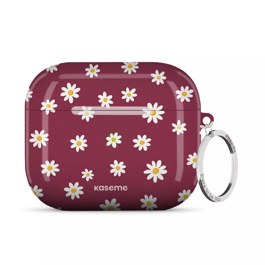 SKU Interne seulement AP-3RD-G | R-SLV Amara Burgundy AirPods Case -