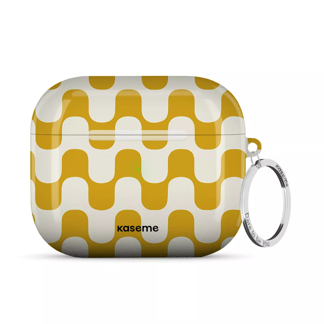 SKU Interne seulement AP-3RD-G | R-SLV Hippy Yellow AirPods Case -