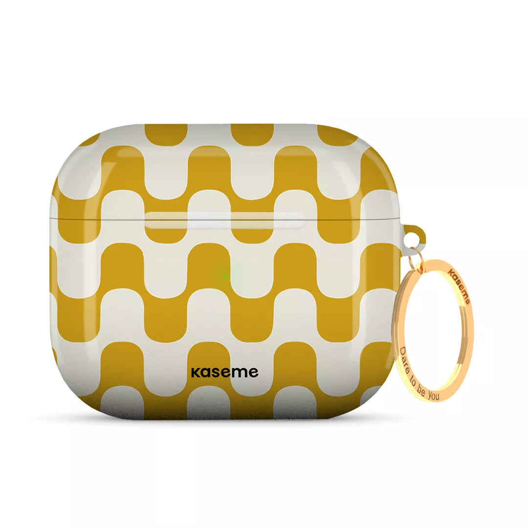 SKU Interne seulement AP-3RD-M | R-GLD Hippy Yellow AirPods Case -