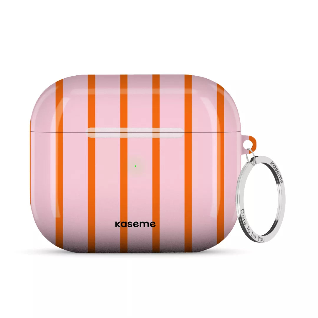SKU Interne seulement AP-3RD-M | R-SLV Dolce Striscia AirPods Case -