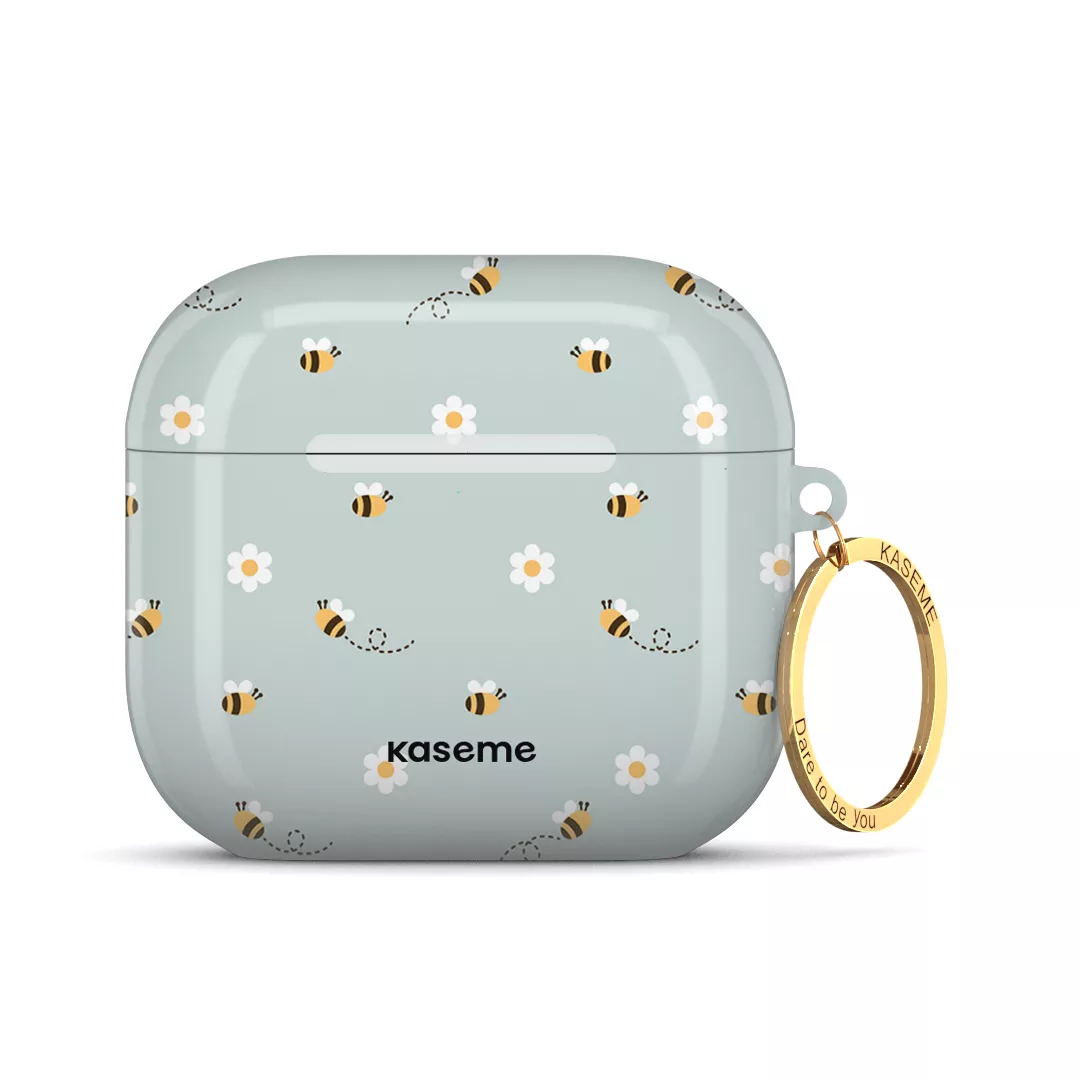 SKU Interne seulement AP-4-G | R-GLD Abigail blue AirPods Case -