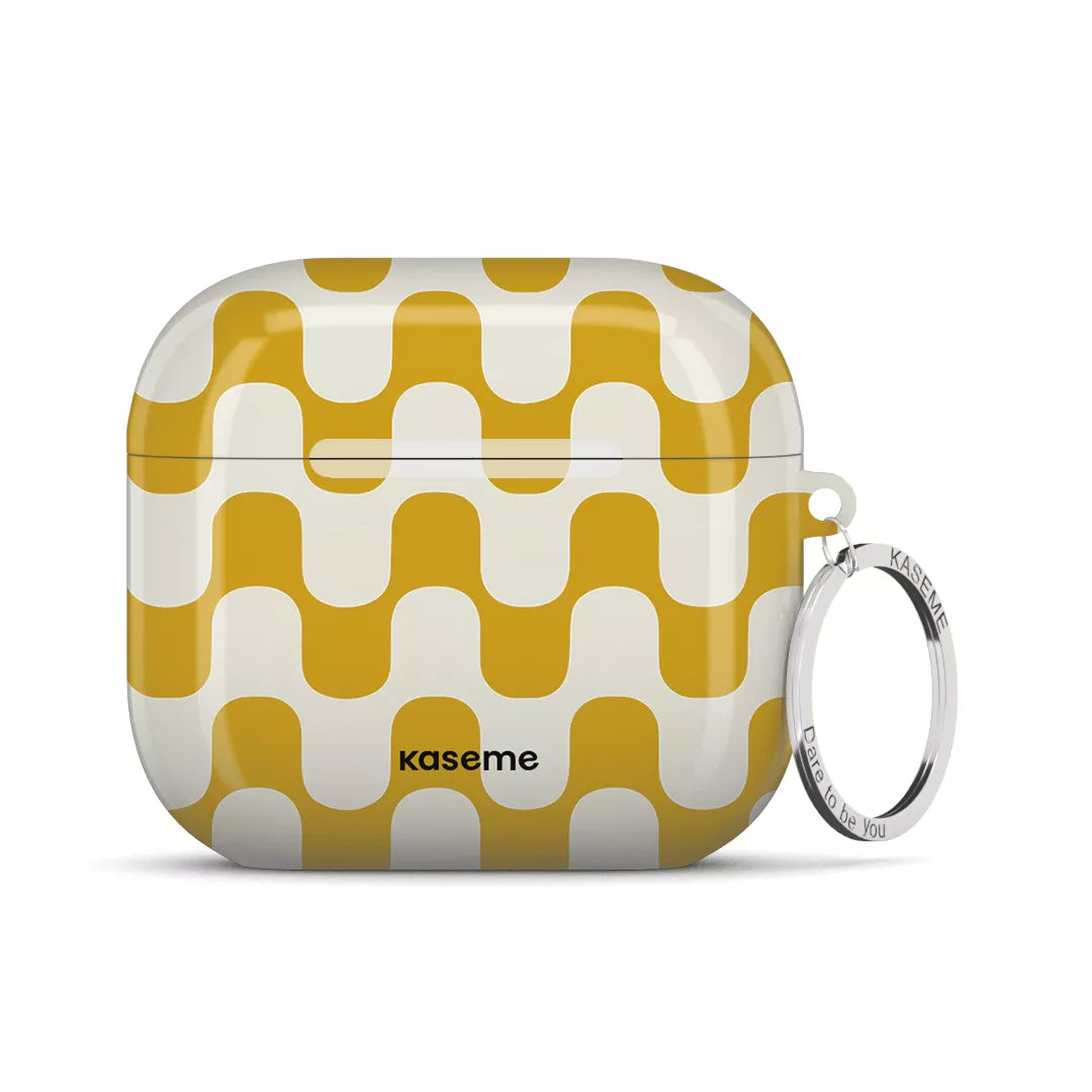 SKU Interne seulement AP-4-G | R-SLV Hippy Yellow AirPods Case -