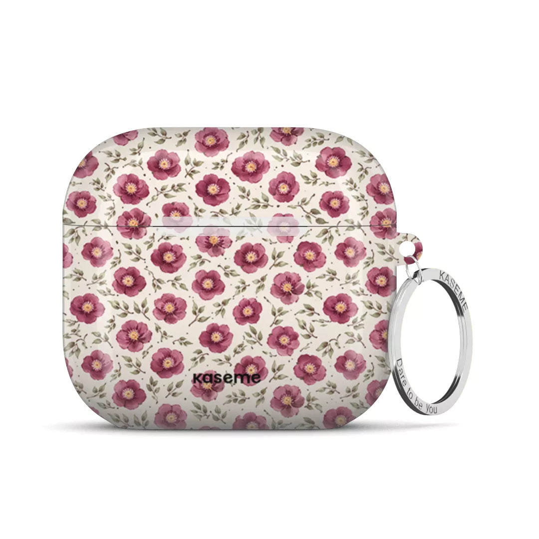 SKU Interne seulement AP-4-G | R-SLV Ruby Bloom AirPods Case -