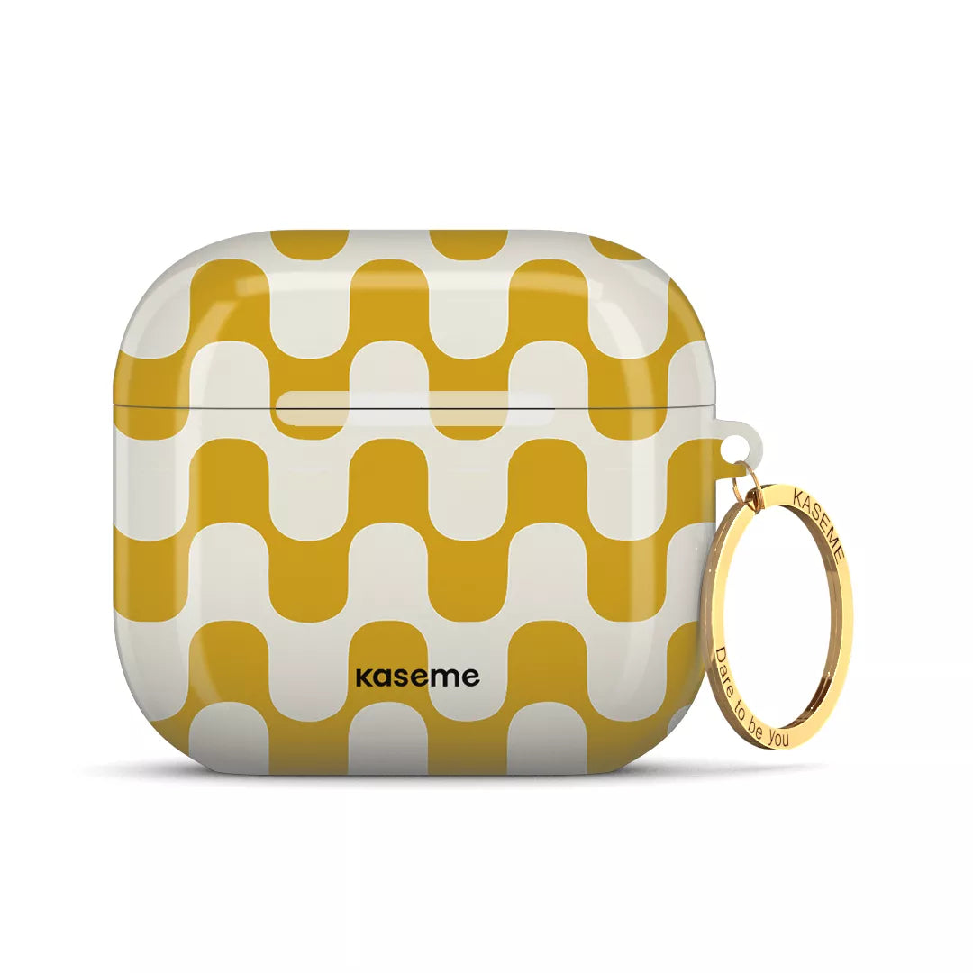 SKU Interne seulement AP-4-M | R-GLD Hippy Yellow AirPods Case -
