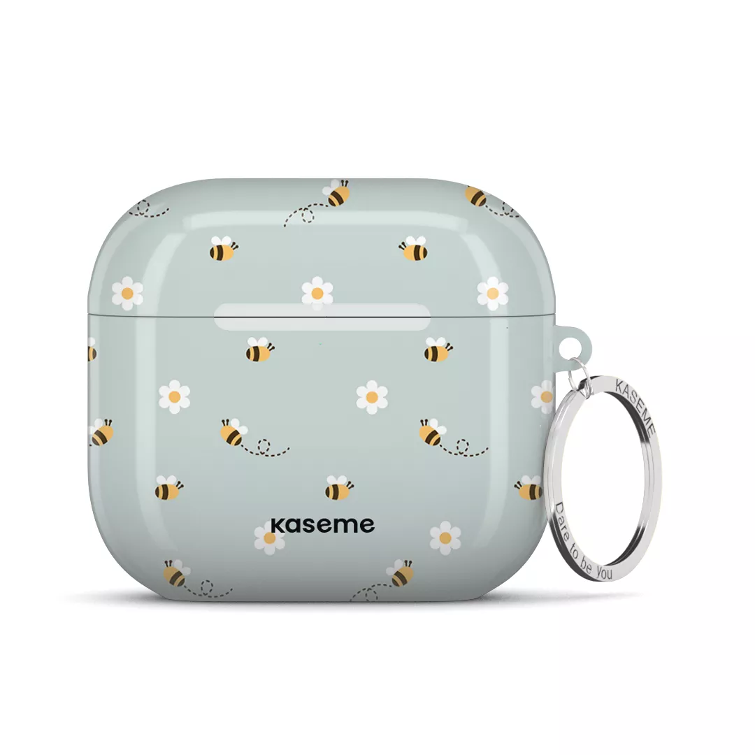 SKU Interne seulement AP-4-M | R-SLV Abigail blue AirPods Case -