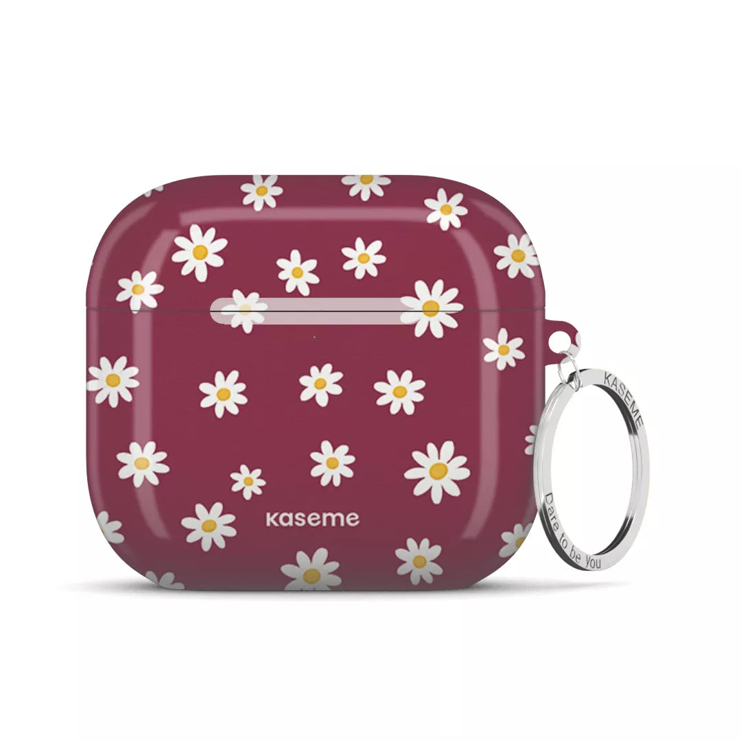 SKU Interne seulement AP-4-M | R-SLV Amara Burgundy AirPods Case -