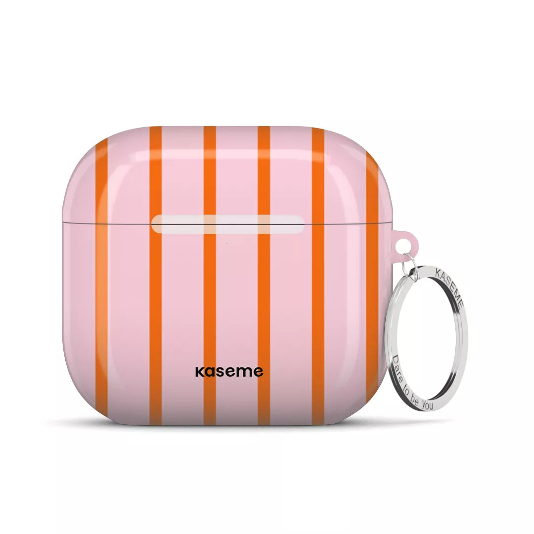 SKU Interne seulement AP-4-M | R-SLV Dolce Striscia AirPods Case -
